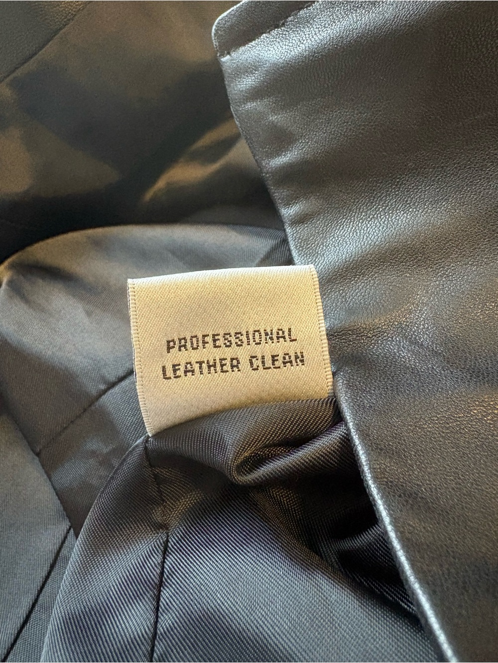 Talbots Women’s Black Genuine Leather Button-Front Jacket Size 10 Blazer Office - Picture 6 of 8